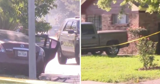 3 Men Attempt A Drive-By Shooting But This Homeowner Has Other Plans