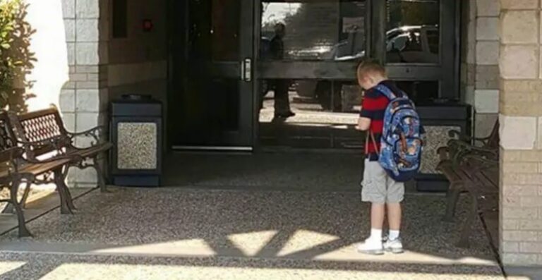 Mother Shocked as Son Refuses to Enter School – The Reason Will Leave You Speechless!