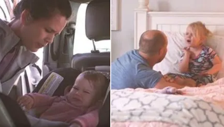 Mother had very stressful day at home with children, then toddler tells father the real story!