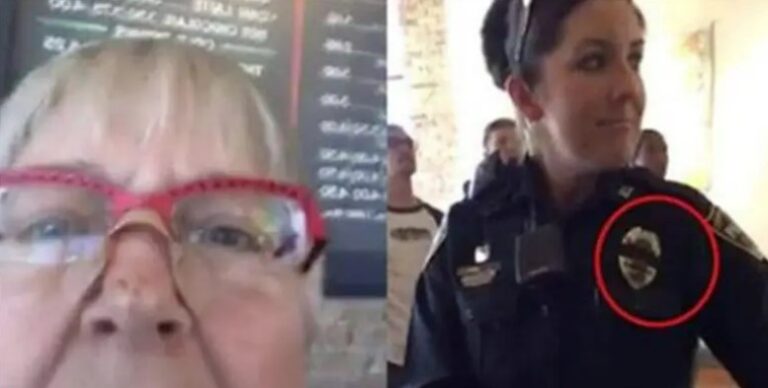 Elderly Lady Sees Black Band On Officer’s Badge, Decides To Make Her Life A Living Hell