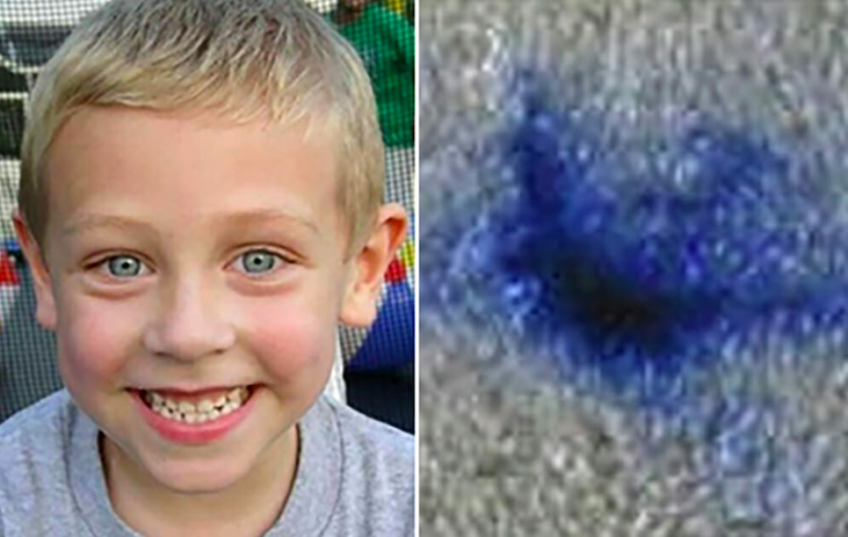 Boy died and left blue stain on the carpet, ’12 years later his mother made a heartbreaking discovery’!