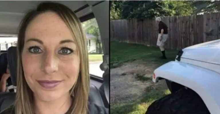 Wife Confused When Husband Jumps Out Of Car, But When She Sees Why She’s In Tears