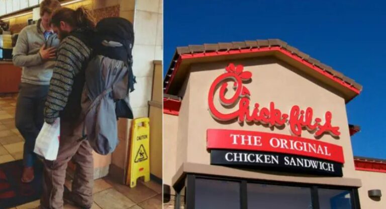 Homeless Man Begs For Scrap Food Only To Have Chick-fil-A Manager Say ‘No’ And Take Action