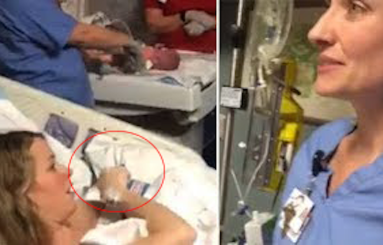 Doctors were confused by what they discovered in this woman’s delivery room, ‘the nurse stitching her up spotted something’!