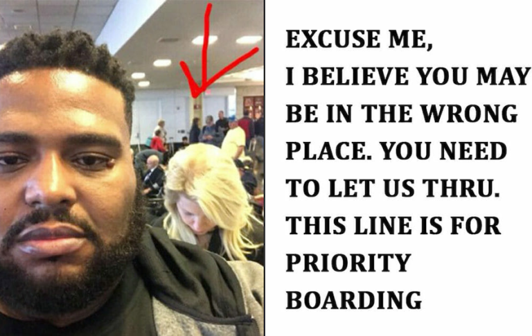 Woman refused to let man board first-class, ‘but regrets it instantly after hearing his reply which included the N-word’!