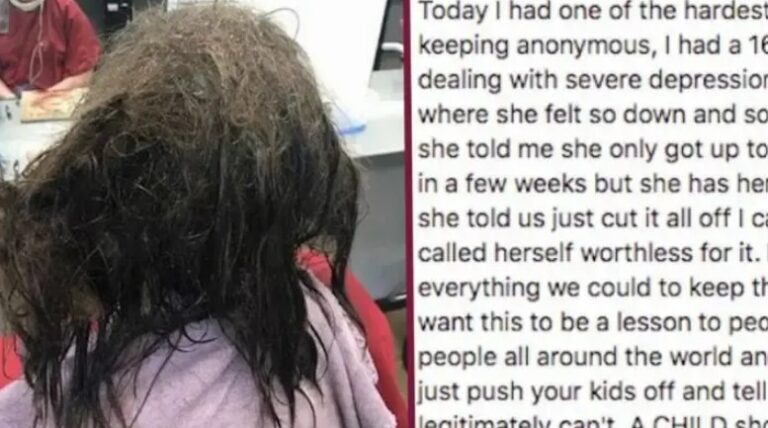 Hairdresser Saw A 16-Year-Old Girl In Need And Spent 13 Hours Making Her Feel Pretty