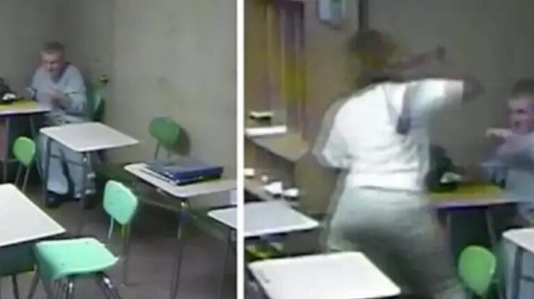 Camera Catches Health Care Worker Using Belt To Hit Disabled Man